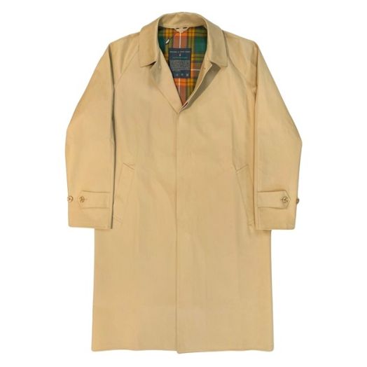 Mackintosh of Ireland Double Textured Cotton Mackintosh Raincoat - Camel