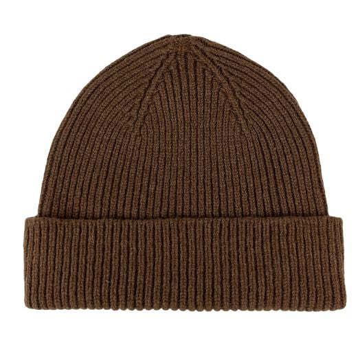 O'Connell's Lambswool Ribbed Knit Cap - Spaniel (118056)