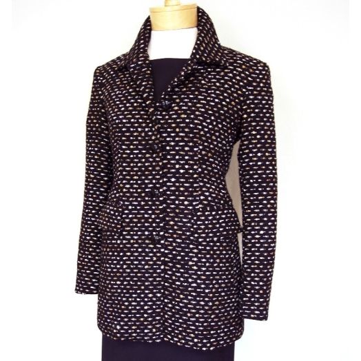 O'Connell's Women's Long Evening Jacket - Black & Gold