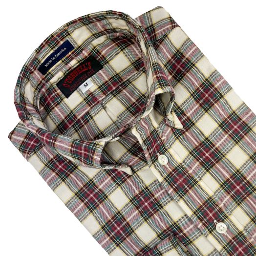 O'Connell's Long Sleeve Cotton Flannel Shirt - Ancient Dress Stewart