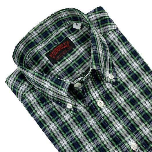 O'Connell's Long Sleeve Japanese Cotton Broadcloth Sport Shirt - Modern Dress Gordon