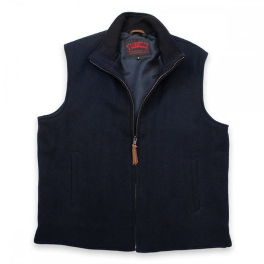 O'Connell's Melton Vest with Thinsulate - Navy