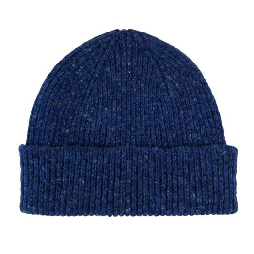 O'Connell's Merino Donegal Ribbed Knit Cap - Ocean (118062)