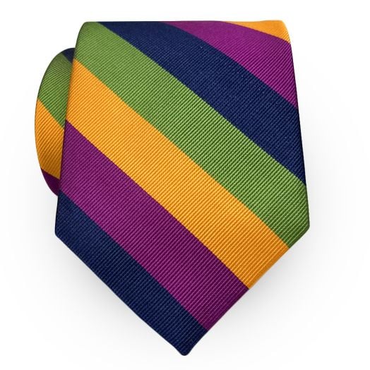 O'Connell's Multi Stripe Silk Necktie (099944)