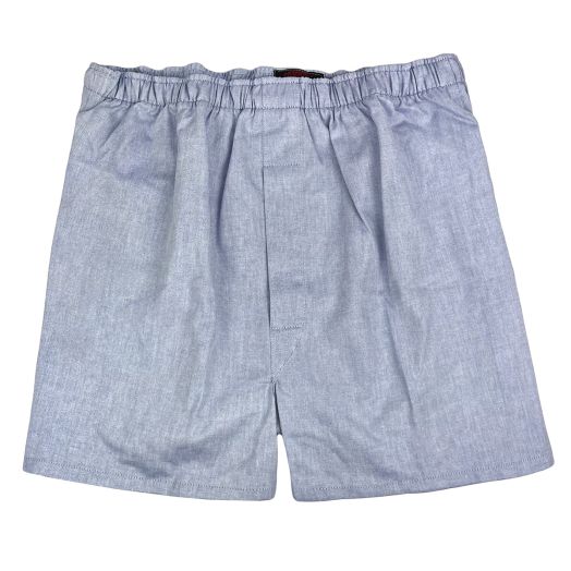 O'Connell's Oxford Cloth Boxer Shorts - Blue