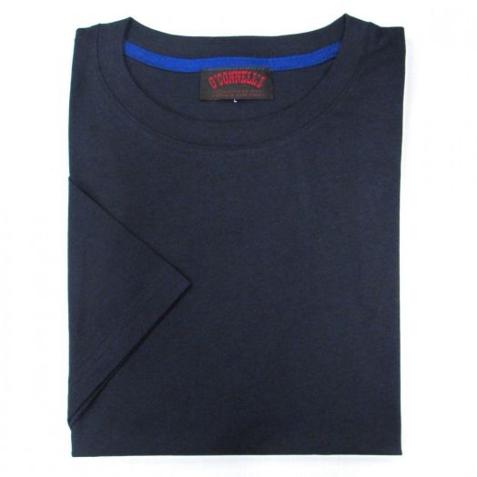 O'Connell's Pima Cotton Crewneck Tee - Navy
