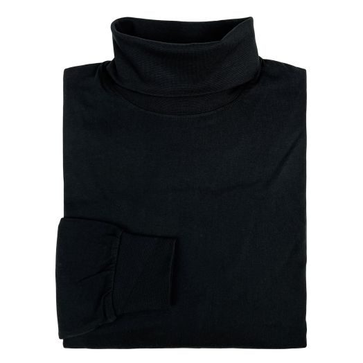 O'Connell's Pima Cotton Turtleneck - Black