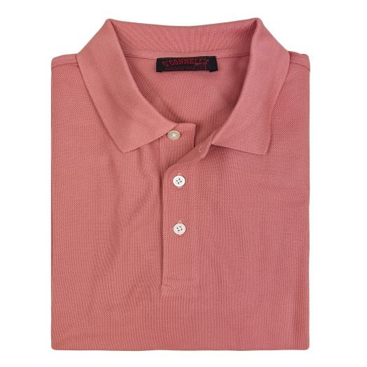 O'Connell's Pique Knit Polo Shirt - Nantucket Red (Trim Fit)
