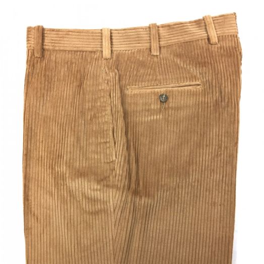 O'Connell's plain front 5-Wale Corduroy Trouser - Fawn