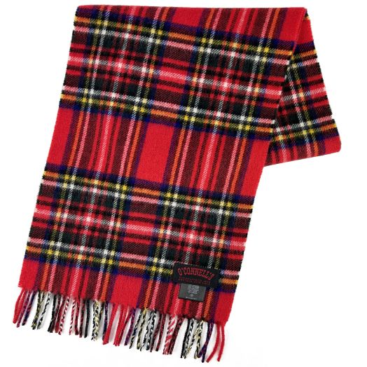 O'Connell's Scottish Cashmere Scarf - Royal Stewart (93008)