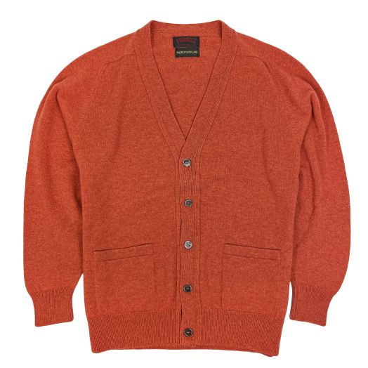 O'Connell's Scottish Lambswool Cardigan - Ember