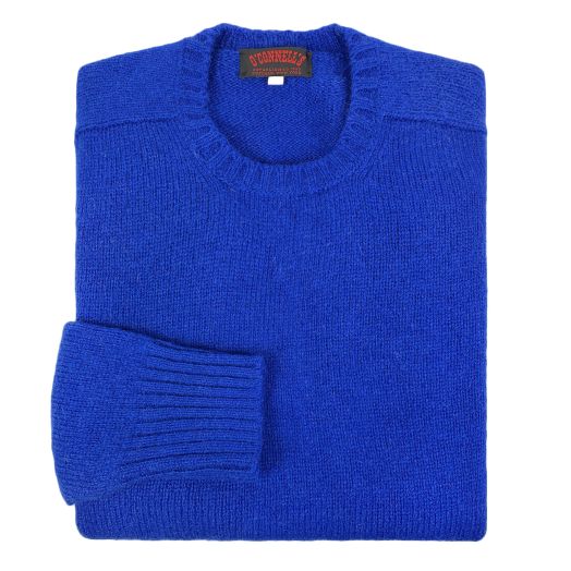 O'Connell's Scottish Shetland Wool Sweater - Blue