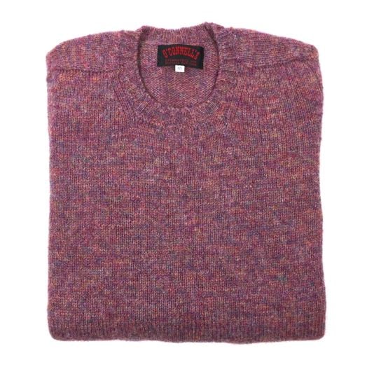 O'Connell's Scottish Shetland Wool Sweater - Damask