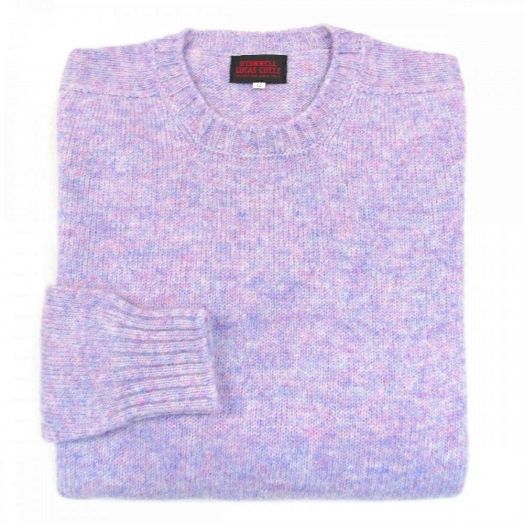 O'Connell's Scottish Shetland Wool Sweater - Lilac