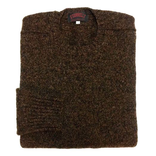 O'Connell's Scottish Shetland Wool Sweater - Moorit