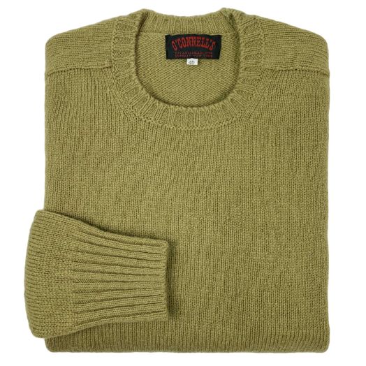 O'Connell's Scottish Shetland Wool Sweater - Pistachio