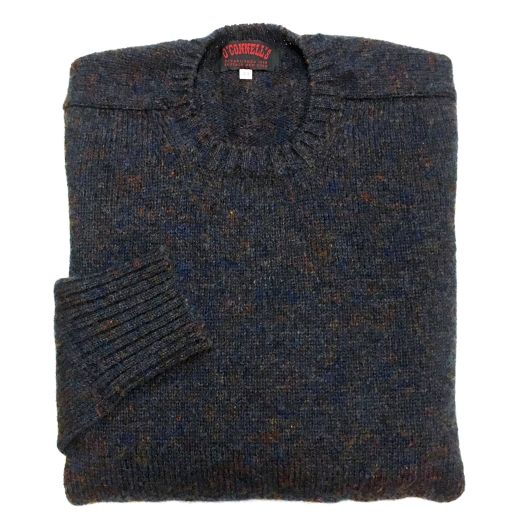 O'Connell's Scottish Shetland Wool Sweater - Rosewood