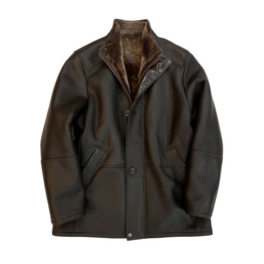 O'Connell's Shearling Coat - Brown