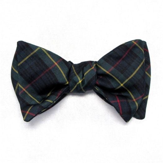 O'Connell's Silk Bow Tie - Tartan - Hunting Stewart (2HStw) (16193)