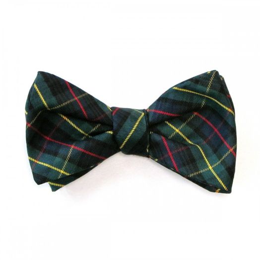 O'Connell's Silk Bow Tie - Tartan Plaid - Hunting Stewart (2HStw,Bat) (16194)