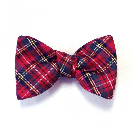 O'Connell's Silk Bow Tie - Tartan Plaid - Royal Stewart (16195)
