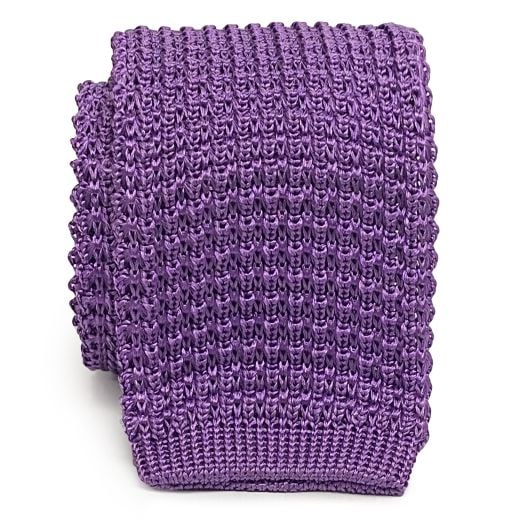 O'Connell's Silk Knit Necktie - Lavender (037609)