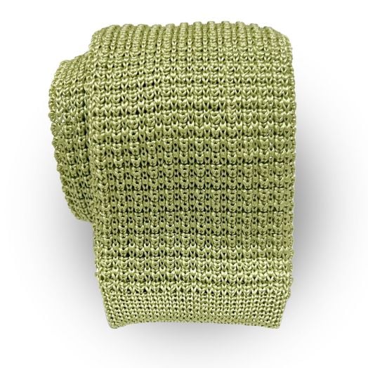 O'Connell's Silk Knit Necktie - Lime (104300)
