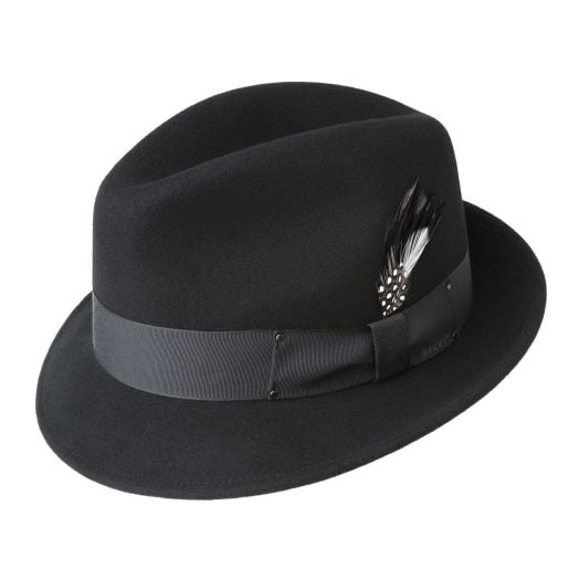Bailey Soft Wool Felt Fedora - Black