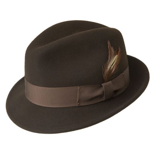 Bailey Soft Wool Felt Fedora - Brown