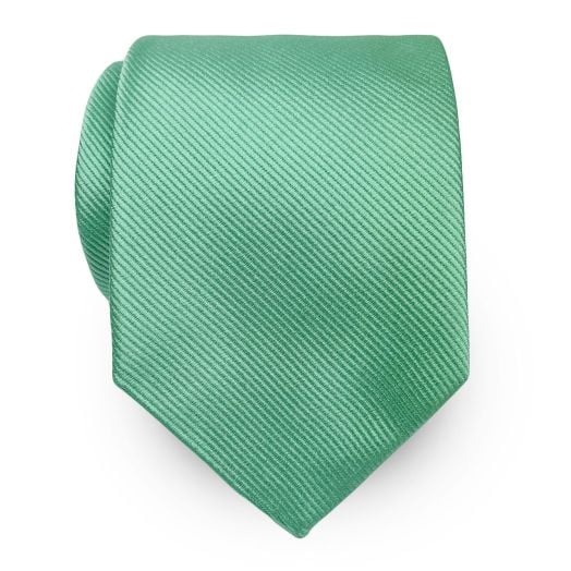 O'Connell's Solid Woven Twill Tie - Aqua (112334)