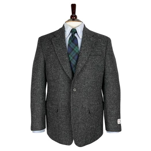 O'Connell's Sport Coat - Harris Tweed - Charcoal