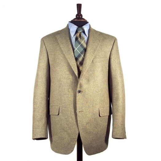 O'Connell's Sport Coat - Lambswool - Olive Heather