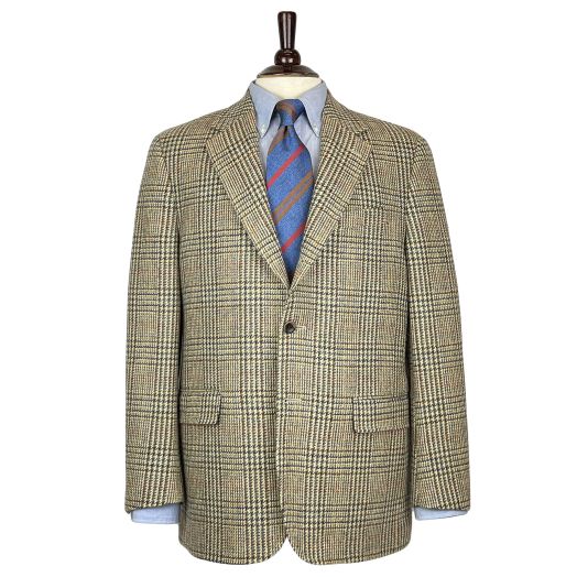 O'Connell's Sport Coat - Magee 'Donegal Mist' Tweed - Brown Tan Plaid