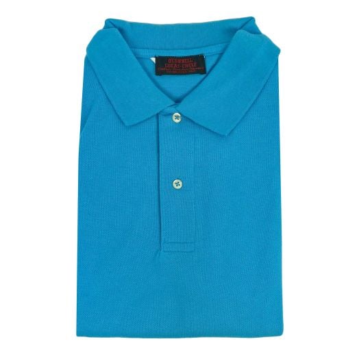 O'Connell's Trim Fit 2-button Polo Shirt - Aqua