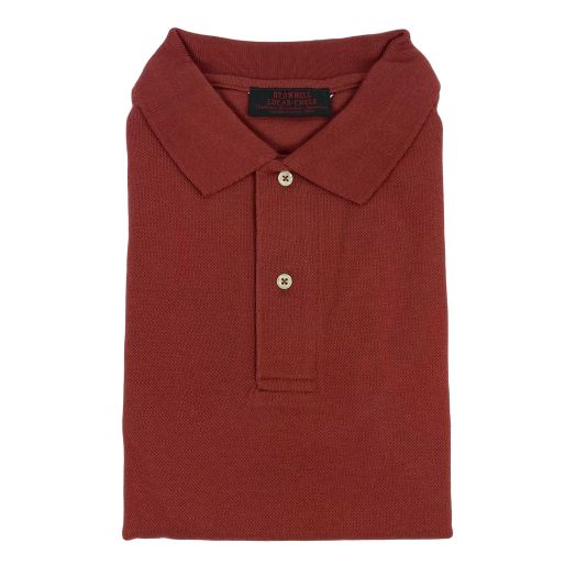 O'Connell's Trim Fit 2-button Polo Shirt - Cinnamon