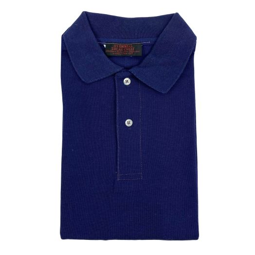 O'Connell's Trim Fit 2-button Polo Shirt - Navy