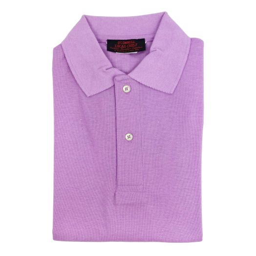 O'Connell's Trim Fit 2-button Polo Shirt - Orchid