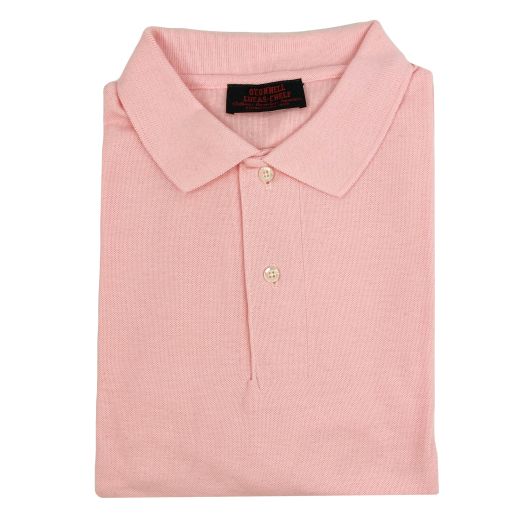 O'Connell's Trim Fit 2-button Polo Shirt - Pink