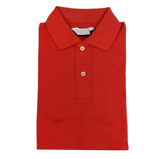 O'Connell's Trim Fit 2-button Polo Shirt - Red