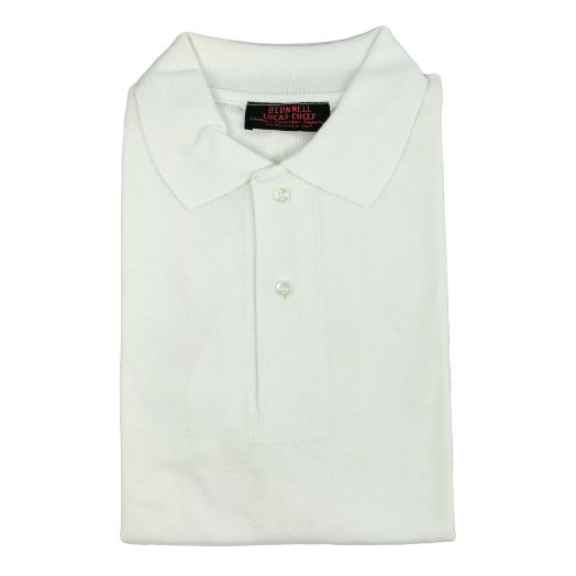 O'Connell's Trim Fit 2-button Polo Shirt - White