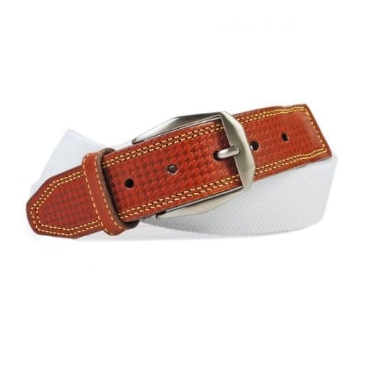 O'Connell's Twillastic Stretch Belt - White