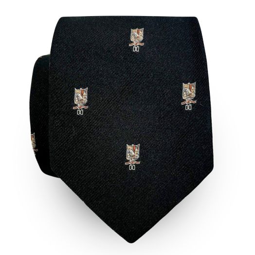 O'Connell's Vintage Club Tie - British Crests - Black (112245)