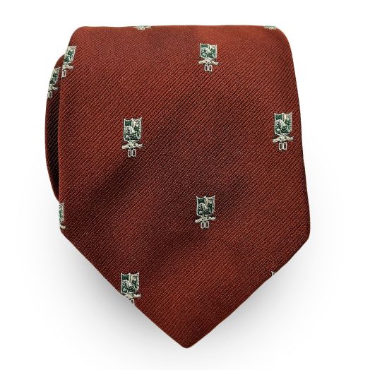 O'Connell's Vintage Club Tie - British Crests - Rust (112244)