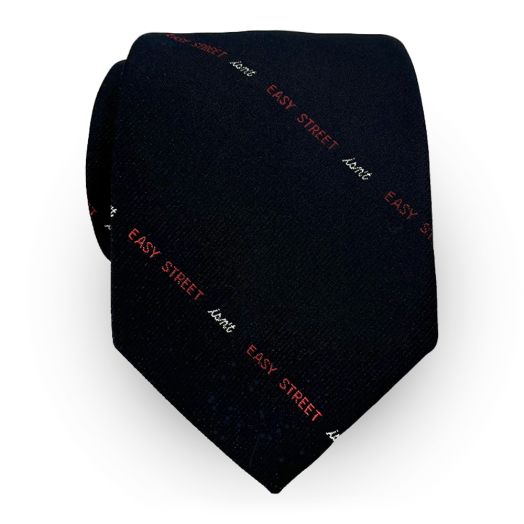 O'Connell's Vintage Club Tie - Isn't Easy Street - Navy (1163970)
