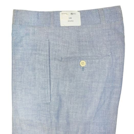 O'Connell's Vintage Oxford Cloth Trousers - Blue (On-seam Pocket)