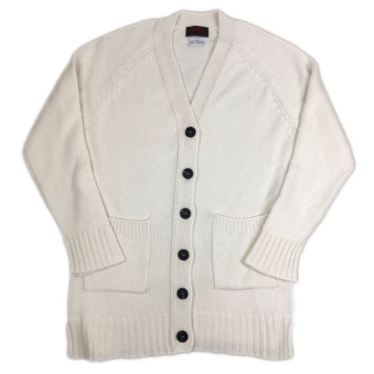 O'Connell's Women's 4-ply Cashmere Cardigan - Ivory