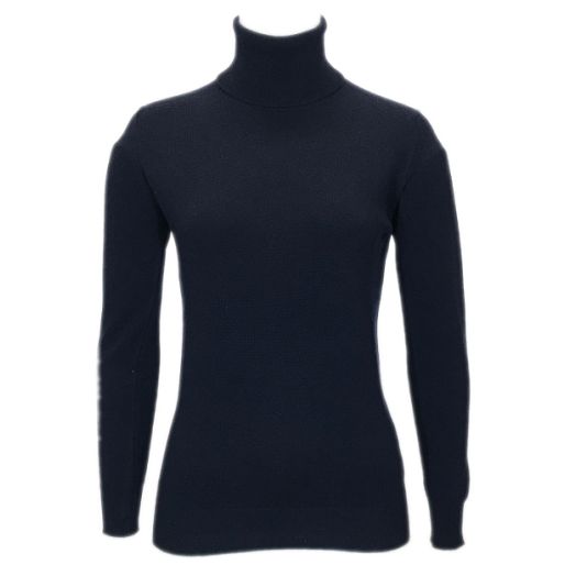 O'Connell's Women's Cashmere Turtleneck - Navy
