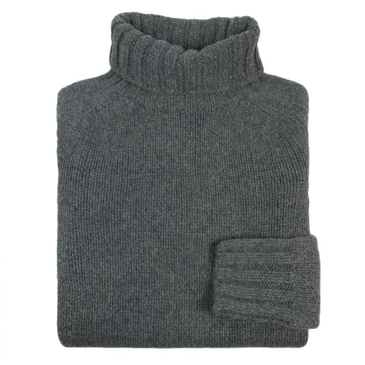 O'Connell's Women's Geelong Turtleneck Sweater - Derby Grey