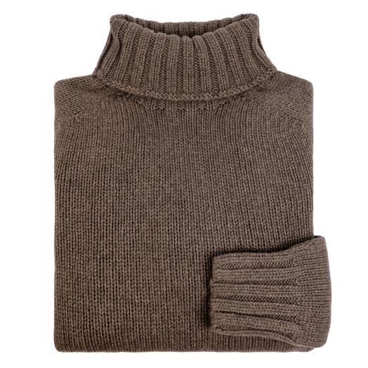 O'Connell's Women's Geelong Turtleneck Sweater - Nutmeg