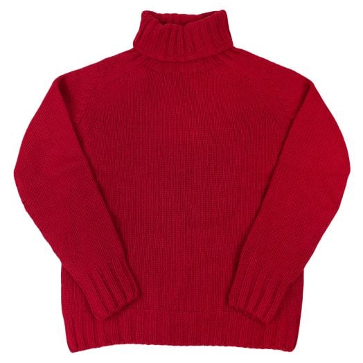 O'Connell's Women's Geelong Turtleneck Sweater - Ruby